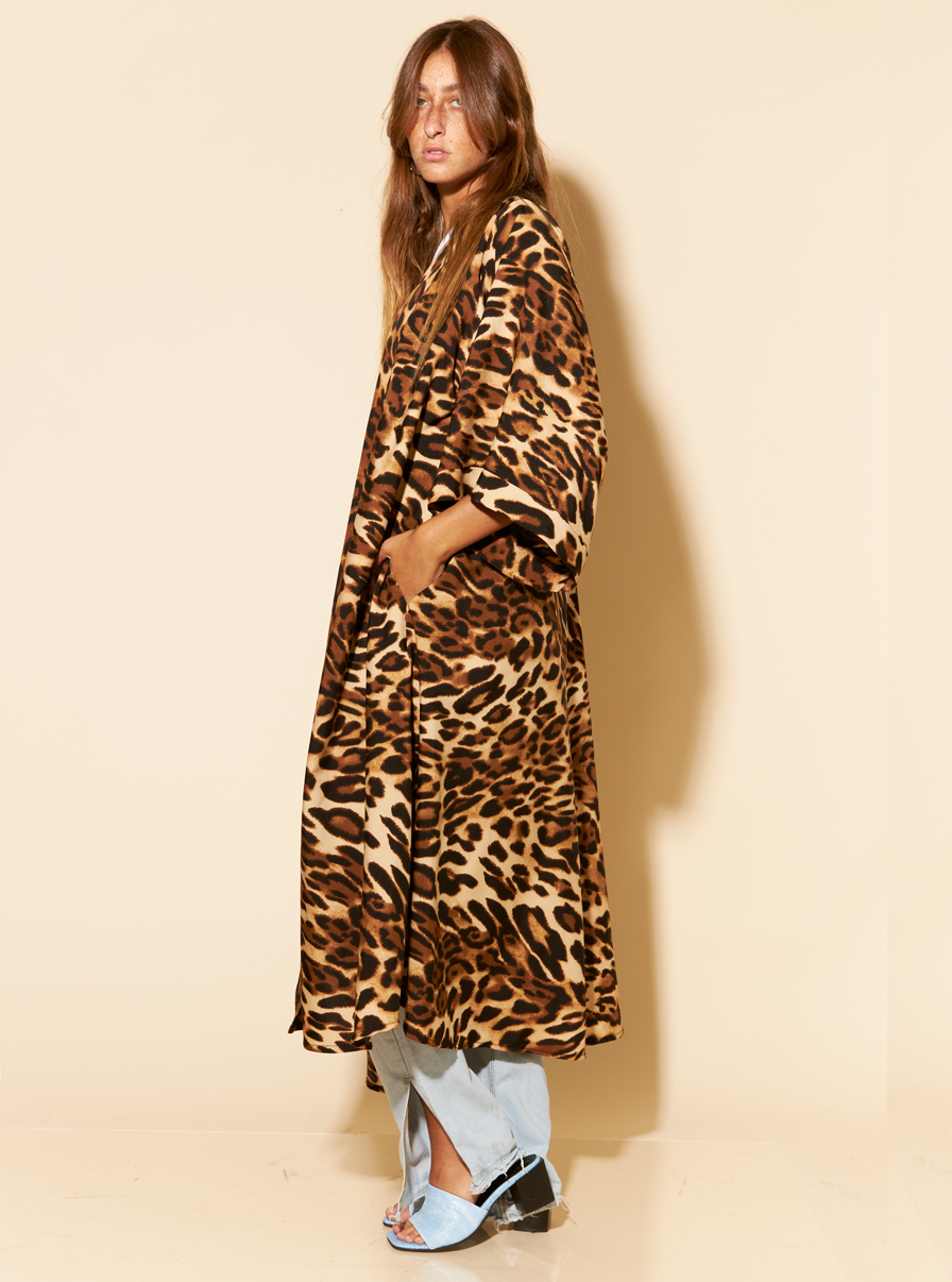 LEOPARD KIMONO