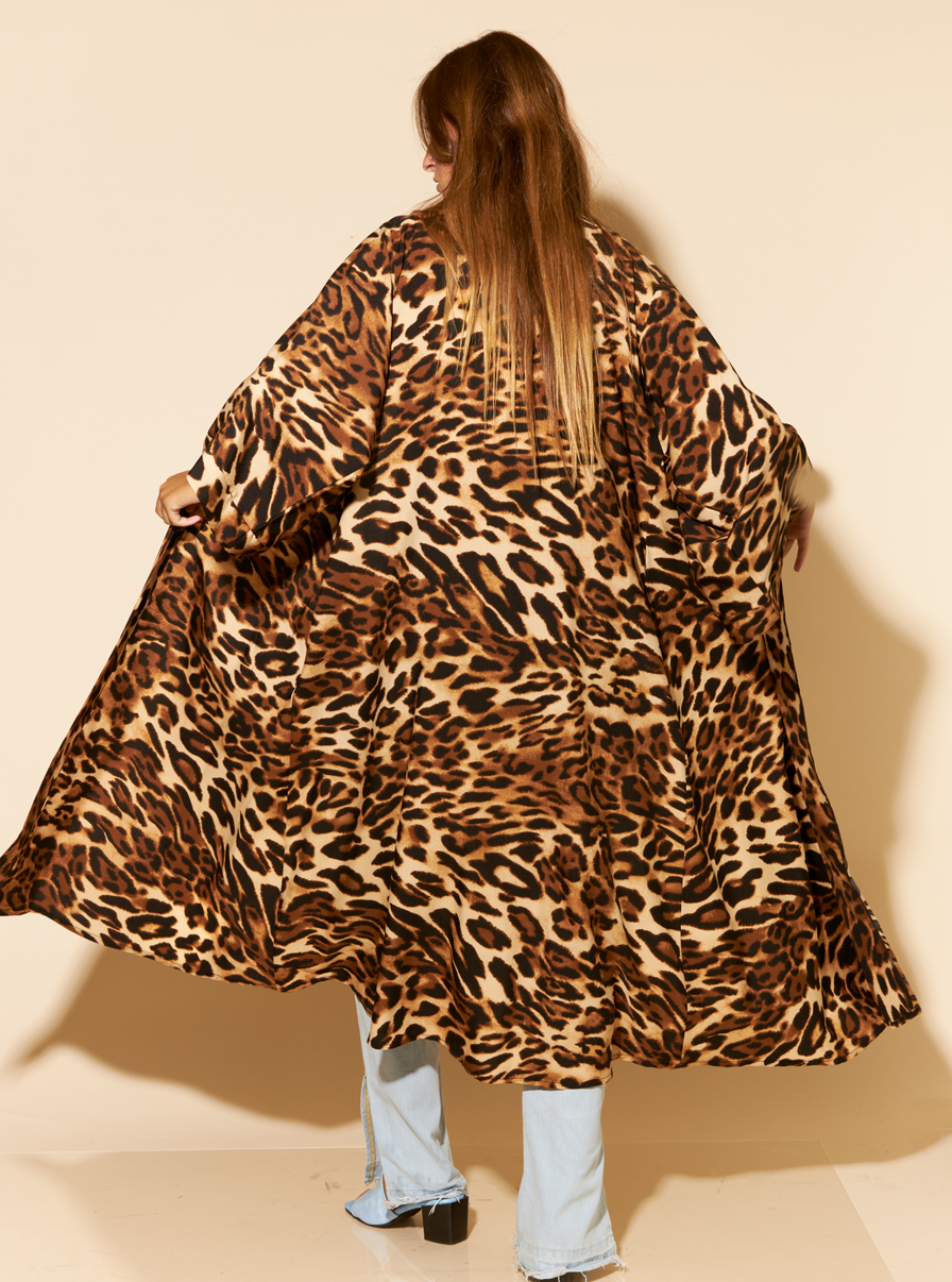 LEOPARD KIMONO