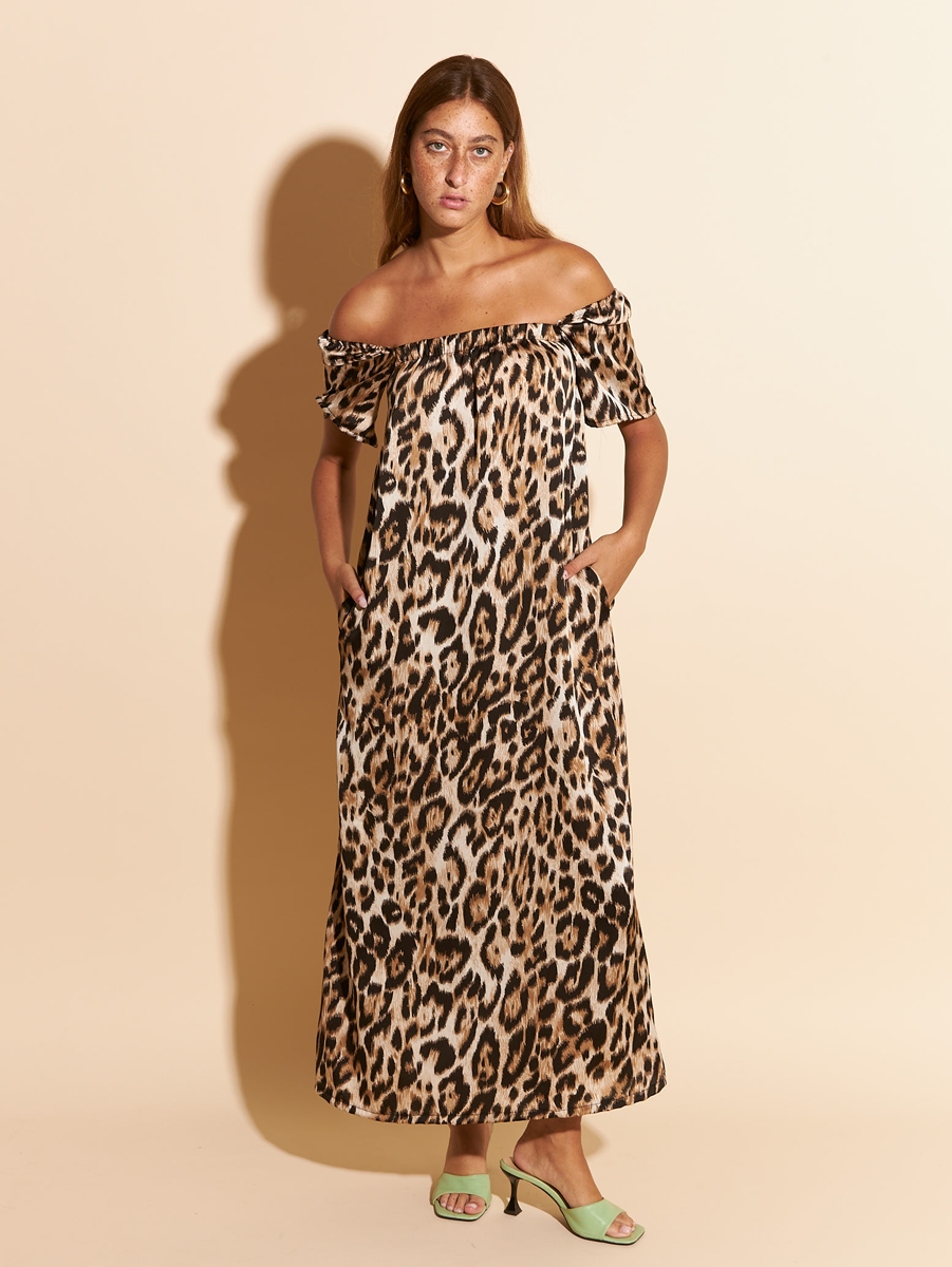 LEOPARD EVA DRESS