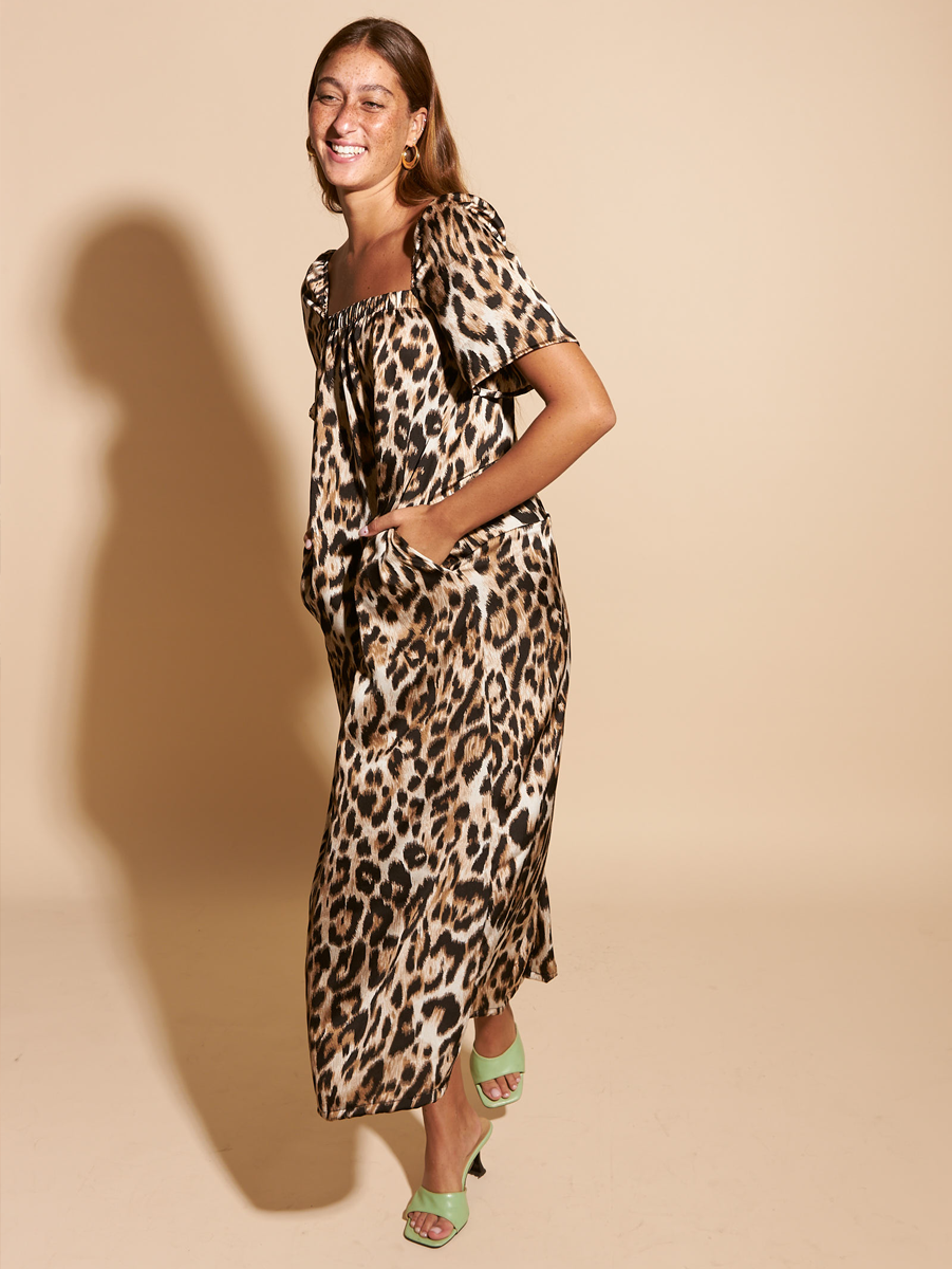 LEOPARD EVA DRESS